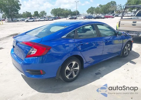 2020 Honda Civic Lx из США, поврежденный, VIN 19XFC2F62LE026815